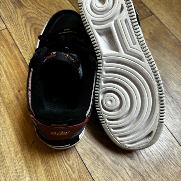 Nike AirForce1 black & pink size 7 - Picture 5 of 7